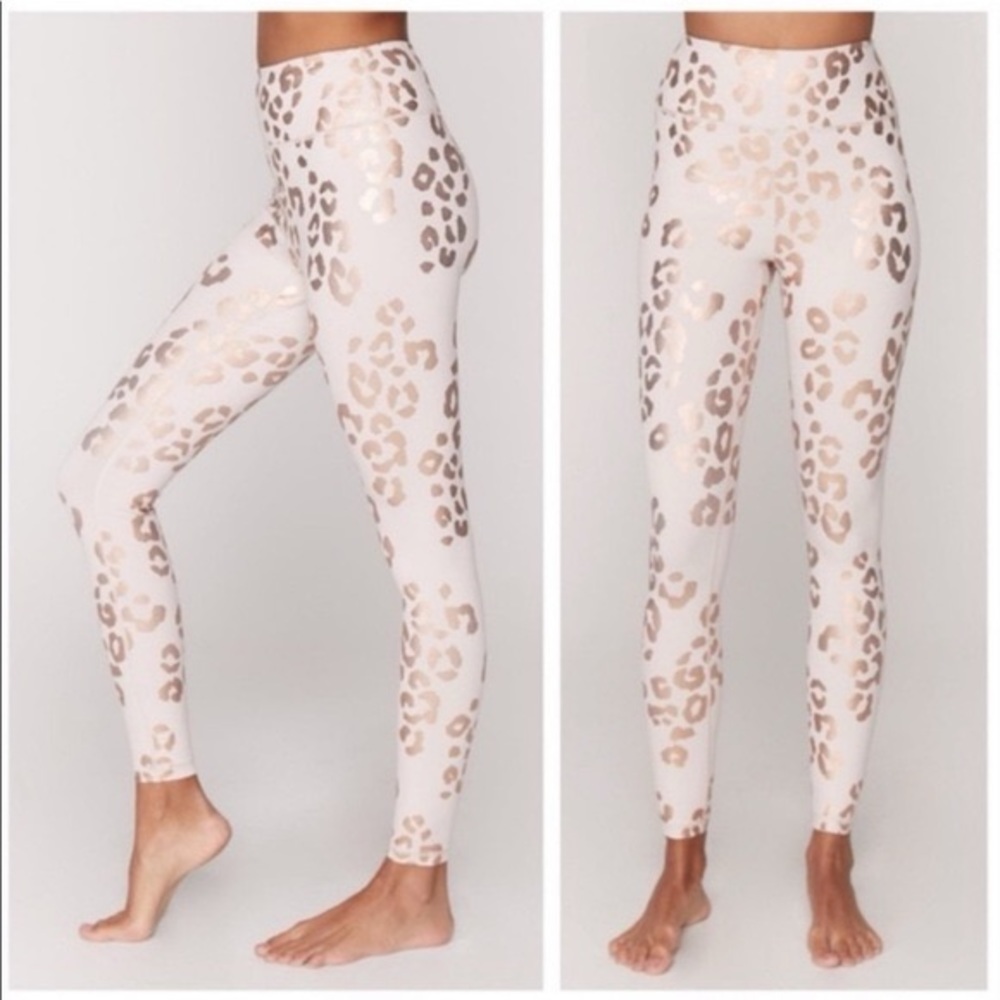 NWOT Spiritual Gangster Essential High Waist Legging in Lux Cheetah Print Small